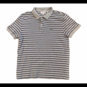 Lacoste Men’s Striped Polo Size Small (Mis-tagged)
